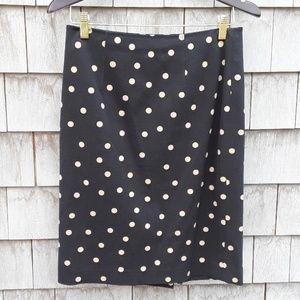 And Taylor pencil skirt black and cream